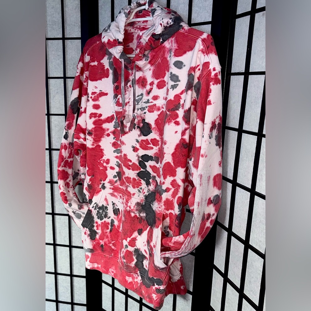 Nike Men's Sportswear Club Bold Dye ”JUST DO IT” Pullover Hoodie Size X-Large.. - Picture 8 of 12